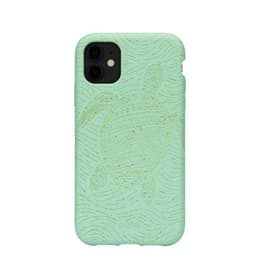 Case iPhone 11 - Natural material - Ocean Turquoise