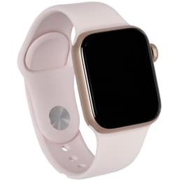 Apple Watch (Series 5) 2019 GPS 40 - Stainless steel Gold - Sport band Pink