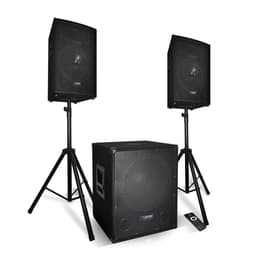 Pack sonorisation 2200W - Enceintes + Caisson + Pieds - USB/BLUETOOTH - BM SONIC BMS1512 PA speakers