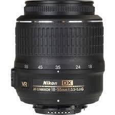 Nikon Camera Lense AF-S DX NIKKOR 18-55mm f/3.5-5.6G VR Nikon F 18-55mm f/3.5-5.6