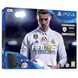 PlayStation 4 Slim 500GB - Black + FIFA 18