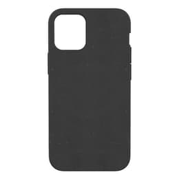 Case iPhone 12 mini - Natural material - Black