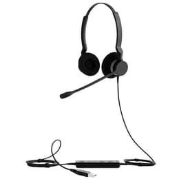 Jabra BIZ 2300 USB Duo noise-Cancelling wired Headphones with microphone - Black