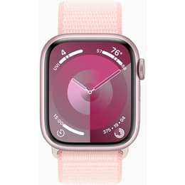 Apple Watch Series 9 (2023) GPS 45 mm - Aluminium Pink - Sport loop Pink