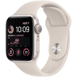 Apple Watch (Series SE) 2022 GPS + Cellular 40 - Aluminium Starlight - Sport band Starlight