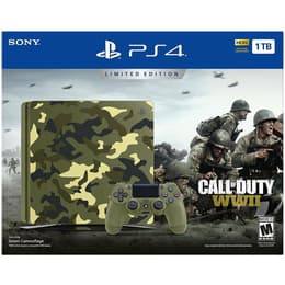 PlayStation 4 Slim 1000GB - Camo - Limited edition Call of Duty: WWII + Call of Duty: WWII
