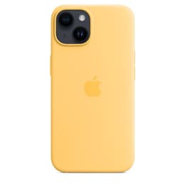 Apple Silicone case iPhone 14 - Magsafe - Silicone Orange