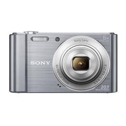 Compact Cyber-shot DSC-W810 - Silver + Sony Sony Lens 6x Optical Zoom 26-156 mm f/3.5-6.5 f/3.5-6.5
