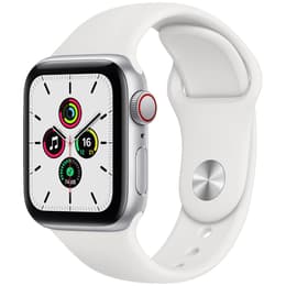 Apple Watch (Series SE) 2022 GPS 44 - Aluminium Silver - Sport band White