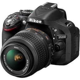 Reflex D5200 - Black + Nikon AF-S DX Nikkor 18-55mm f/3.5-5.6G ED f/3.5-5.6