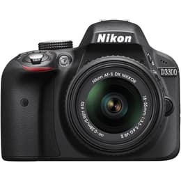 Reflex D3300 - Black + Nikon Nikon AF-S DX Nikkor 18-55mm f/3.5-5.6G II f/3.5-5.6