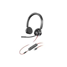 Plantronics Poly Blackwire 3325 Headphones with microphone - Black/Red