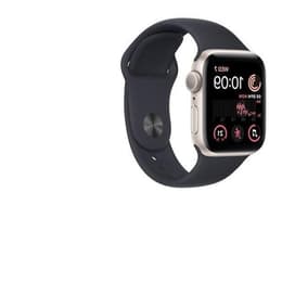 Apple Watch Series SE 2 (2022) GPS 44 mm - Aluminium Starlight - Sport band Black