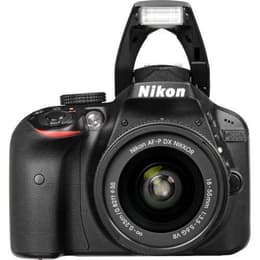 Reflex D3300 - Black + Nikon AF-P DX Nikkor 18-55mm f/3.5-5.6G VR f/3.5-5.6G