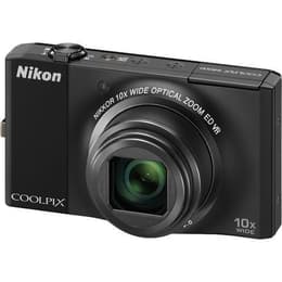 Compact Coolpix S8000 - Black + Nikon 10x Wide Optical Zoom ED VR 30-300mm f/3.5-5.6 f/3.5-5.6