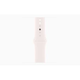 Apple Watch Series 10 (2024) GPS + Cellular 42 mm - Aluminium Rose Gold - Sport band Starlight