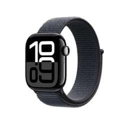 Apple Watch Series 10 (2024) GPS + Cellular 46 mm - Aluminium Jet Black - Sport loop Blue