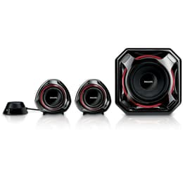 Philips SPA5300/10 Speakers - Black/Red