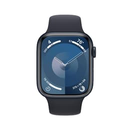 Apple Watch Series 9 (2023) GPS + Cellular 45 mm - Aluminium Midnight - Sport band Midnight