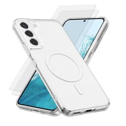 Case Galaxy S22 Plus and 2 protective screens - TPU - Transparent