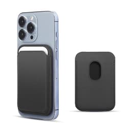 MagSafe Wallet Evetane Porte-Cartes Noir Magnétique Compatible MagSafe , Supporte 3 Cartes, Blocage RFID