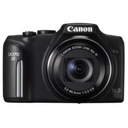 Compact PowerShot SX170 IS - Black + Canon Canon 5-80mm f/3.5-5.9 f/3.5-5.9