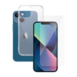 Case 360 iPhone 13 mini and protective screen - TPU - Transparent