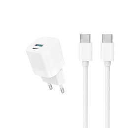 Cable and Wallplug (USB-C + USB-C) 20W - WTK