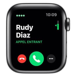 Apple Watch (Series 5) 2019 GPS + Cellular 44 - Titanium Black - Sport band Black
