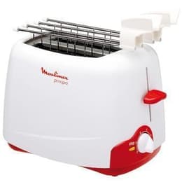 Toaster Moulinex Principio TT1200 2 slots - White/Red