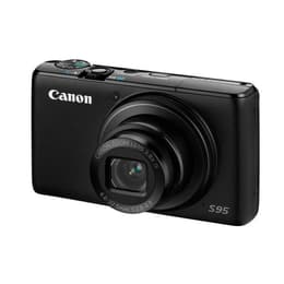 Compact PowerShot S95 - Black + Canon Canon Zoom Lens 3.8 x IS 28–105mm f/2.0-4.9 f/2.0-4.9
