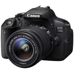Reflex EOS 700D - Black + Canon EF-S 18-55mm f/3.5-5.6 IS STM f/3.5-5.6