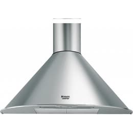 Decorative hood Hotpoint Cooker hood Wall-mounted Stainless steel 363 M³/H HR 90.T IX/HA Range hood