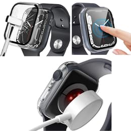 Case Apple Watch Series 7 - 45 mm - Plastic - Transparent