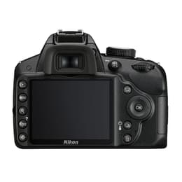 Reflex - Nikon D3200 Black + Lens Nikon DX Nikkor AF-S 18-55mm f/3.5-5.6G