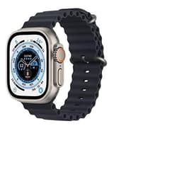 Apple Watch (Ultra) 2022 GPS + Cellular 49 - Titanium Grey - Sport band Blue