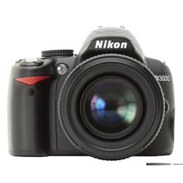 Reflex - Nikon D3000 Black + Lens Nikon AF-S DX Nikkor 18-70mm f/3.5-4.5G IF-ED