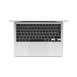MacBook Air 15-inch (2024) - Apple M3 8-core and 10-core GPU - 8GB RAM - SSD 256GB - Standard display - AZERTY - French