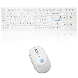 Simpletek Keyboard QWERTY Nordic Wireless M&K NORDICA SWE NO DK FI Kit Mouse and Keyboard