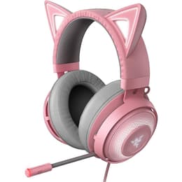 Razer Kraken Kitty V2 noise-Cancelling wired + wireless Headphones with microphone - Pink