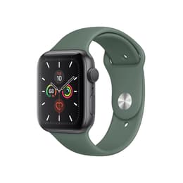 Apple Watch (Series 4) 2018 GPS 44 - Aluminium Space Gray - Sport loop Green