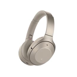 Sony WH-1000Xm2 noise-Cancelling wired + wireless Headphones with microphone - Gold