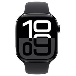 Apple Watch Series 10 (2024) GPS + Cellular 42 mm - Aluminium Jet Black - Sport band Black
