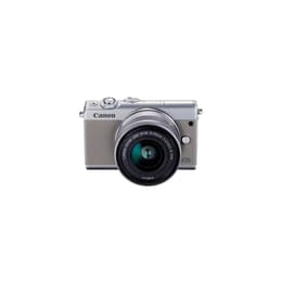 EOS M100 - Grey + Canon Canon Zoom Lens EF-M 15-45 mm f/ 3.5-6.3 IS STM f/3.5-6.3