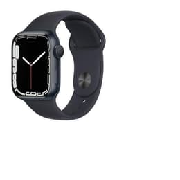 Apple Watch (Series 7) 2021 GPS 45 - Aluminium Blue - Sport band Black