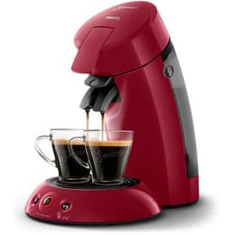 Pod coffee maker Senseo compatible Philips Original HD6554/94 0.7L - Red
