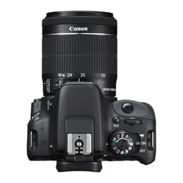 Reflex - Canon EOS 100D - Black + Lens Canon EF-S 18-55MM 4-5.6 IS STM