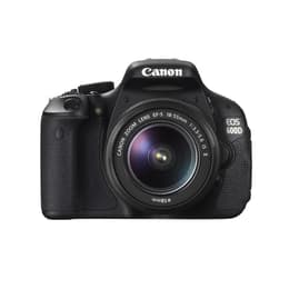 Reflex - Canon EOS 600D - Black + Canon EF-S 18-55mm f/3.5-5.6 IS
