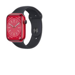 Apple Watch (Series 8) 2022 GPS + Cellular 41 - Aluminium Red - Sport band Black