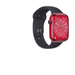 Apple Watch (Series 8) 2022 GPS + Cellular 41 - Aluminium Red - Sport band Black